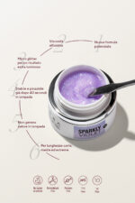 ACRYLIC GEL 10 SPARKLY VIOLET 15ML - immagine 2