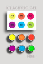 KIT ACRYLIC GEL FLUO - immagine 9